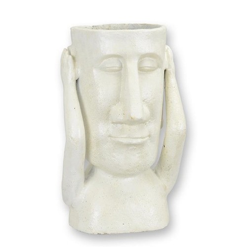 Ein moai blumenkübel aus - ein,