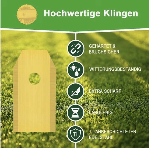 Titanbesch klingen - 30, x