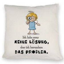 Engel Kissen mit Spruch -