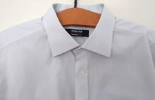 Herren Hemd Eterna Black Line Gr. 45  46 blau hellblau langarm