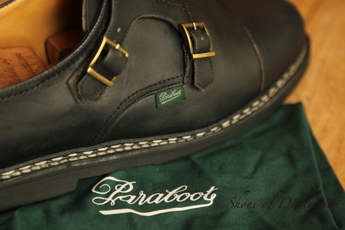 Paraboot schwarz leder - schwarz, doppel