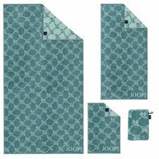 JOOP! Handtücher Classic Cornflower Jade 1611 41 Kornblume Petrol Frottiertücher