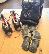 Damen Leder Rollschuhe Axel