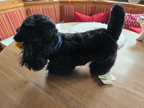Steiff hund scotch terrier - hund,