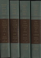 The Later Letters of John Stuart Mill 1849 - 1873 4 Bände. MIll, John Stuart: