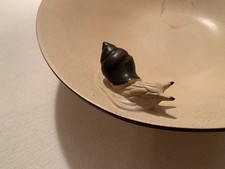 Tonschale beige mit