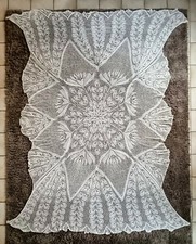 Tischdecke gestrickte - tischdecke,,