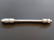 Bike Hinterrad Achse M10 180 mm, Ø 10 mm mit Muttern Silber Fahrrad Achsen Bike