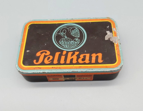 Pelikan blechdose klein alt - blechdose,