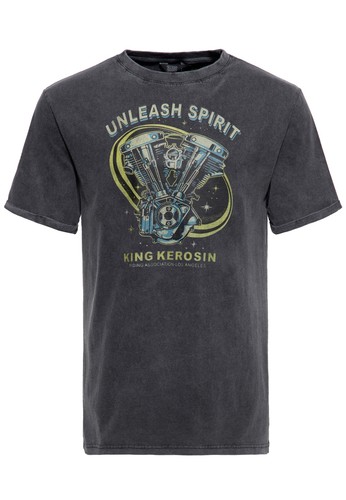 King kerosin herren acid wash - king,