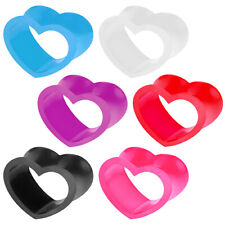 Herz Silikon Flesh Ohr Tunnel