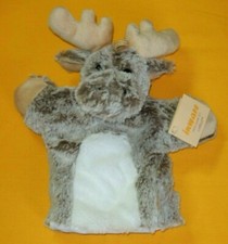1 Handpuppen ELCH Plüsch Kinder Kuscheltier Tiere Plüschtier Rollenspiel