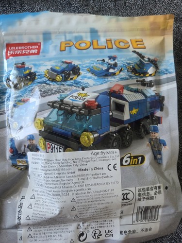 Klemmbausteine polizei truck - polizei,
