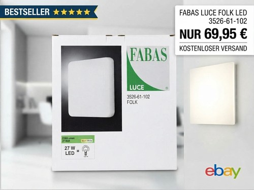 Fabas luce led deckenleuchte - luce,