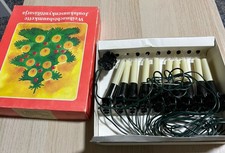 10-er DDR Lichterkette Weihnachtsbaumbeleuchtung Lichtkette