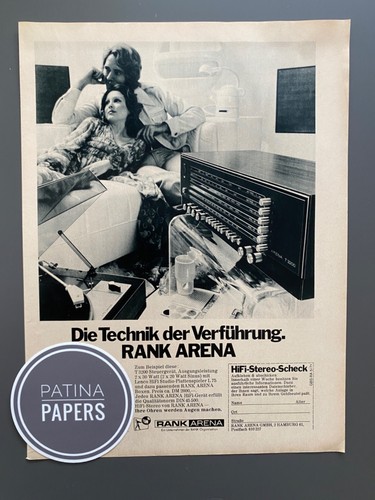 1971 rank arena technik - technik, der