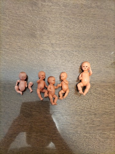 Mini babypuppen e - babypuppen,, 5x