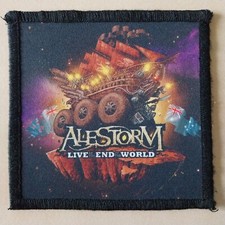 ALESTORM - LIVE END WORLD -- PATCH / AUFNÄHER -- FOLK METAL / HEAVY-POWER METAL
