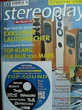 STEREOPLAY 10/01,EXPOLINEAR T 160,NAIM CREDO,REVOX SCALA DIAMOND,SONY STR DE 475