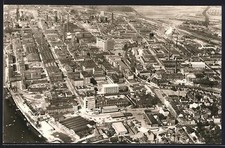 Ansichtskarte Frankfurt-Höchst, Werksansicht der Hoechst AG, Fliegeraufnahme 