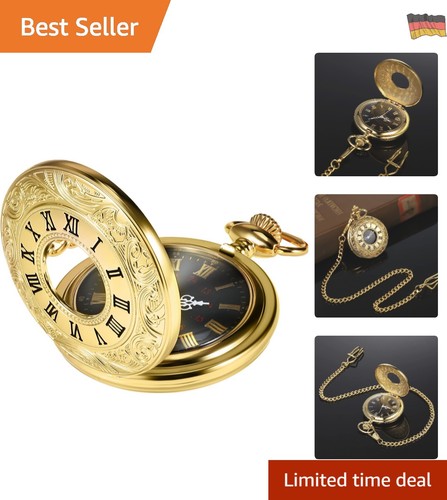 Stilvolle goldene taschenuhr - stilvolle,
