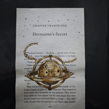 Handbemalte Buchseite