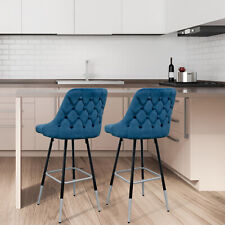Blauer Fiona Barhocker mit