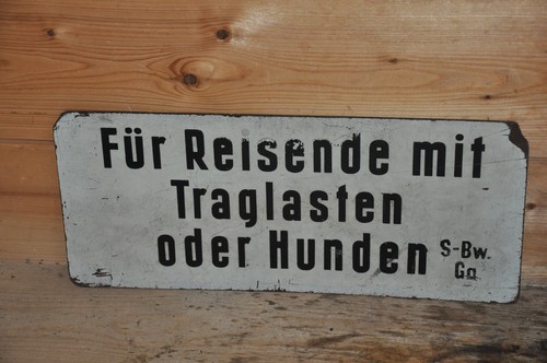 Altes schild - altes,