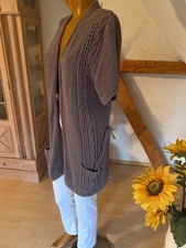 Sehr schöne Strickjacke lang von H&M Gr M(L,XL)taupe