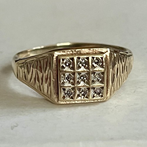 Gold diamant ring - ring, 3,67
