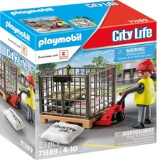 Playmobil 71389 City Life Hubwagen Palette Gitterbox Kaufland Exklusiv NEU OVP 