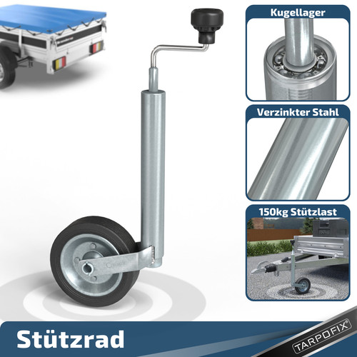 Anhänger stützrad 150kg mit - anhänger,