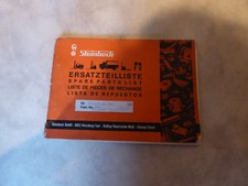 Alte Ersatzteilliste Steinbock Gabelstapler Piccolift 