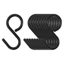 9Stk S Haken 3.5" Kunststoff