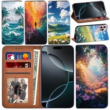 Handy PU Leder Ständer Cover