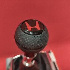 SCHWARZ LEDER TYPE R SPORT SCHALTKNAUF für CIVIC ACCORD S2000 JAZZ INTEGRA EP3 S