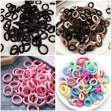 BIS100 Haargummi Mehrfarbig Haarband Zopfgummi elastisch Haargummis Kinder Damen