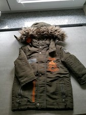 CAPT'N SHARKY Winterjacke Gr. 98 Kinder Jacke Winter Schnee braun orange *TOP*