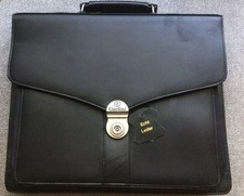 Aktentasche Leder schwarz