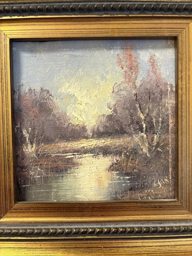 ölgemälde see wald urlaub - Ölgemälde,