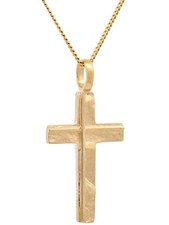 Anhänger kreuz 585 gold - anhänger, mit