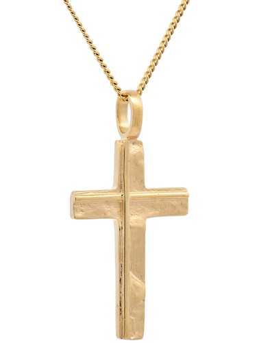 Anhänger kreuz 585 gold mit - anhänger,