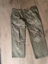 Herren Hose Walbusch 30 Kaki Basic Comfort Fit