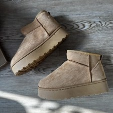 Damen Schneestiefel mit Fell -