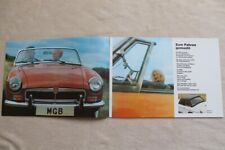 32B 721 British Leyland MG MGB Roadster seltenes deutschsprachiges Prospekt