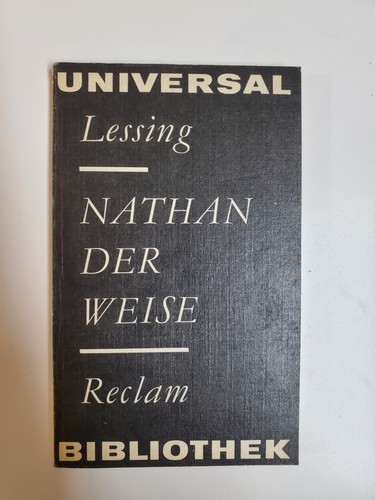 Nathan der weise - weise, gotthold
