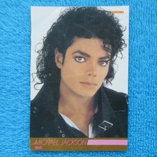 MICHAEL JACKSON Starkarte Star Card POPCORN "BAD"