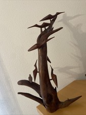 Mid-Century Modern Deko Vögel aus Teakholz 1960 er Danish Design 55cm