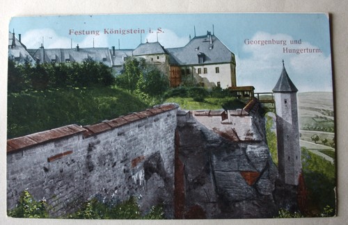 Festung königstein - ak,