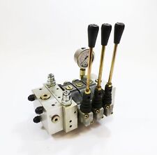 3-fach-Steuerblock + 3x Bucher Ventile + 2x Sun A402209 + Tecsis -unused/Attn.-